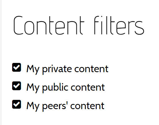 Content filter